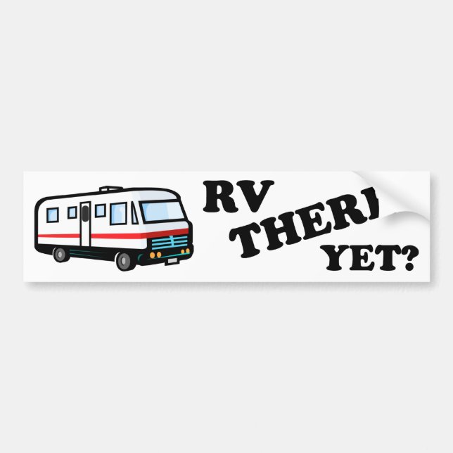 Adesivo Para Carro RV LÁ AINDA? (branco) (Frente)