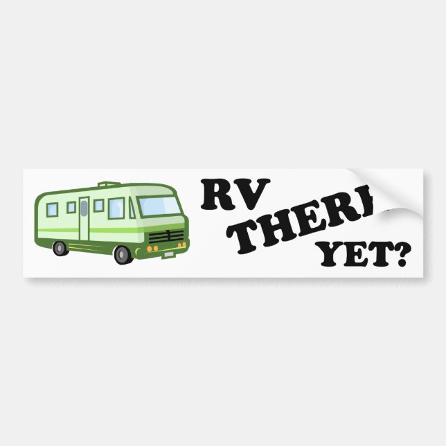 Adesivo Para Carro RV LÁ AINDA? (verde) (Frente)