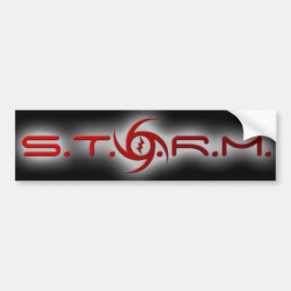 Adesivo Para Carro S.T.O.R.M. Autocolante no vidro traseiro