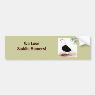 Adesivo Para Carro Saddle Homer Pigeon