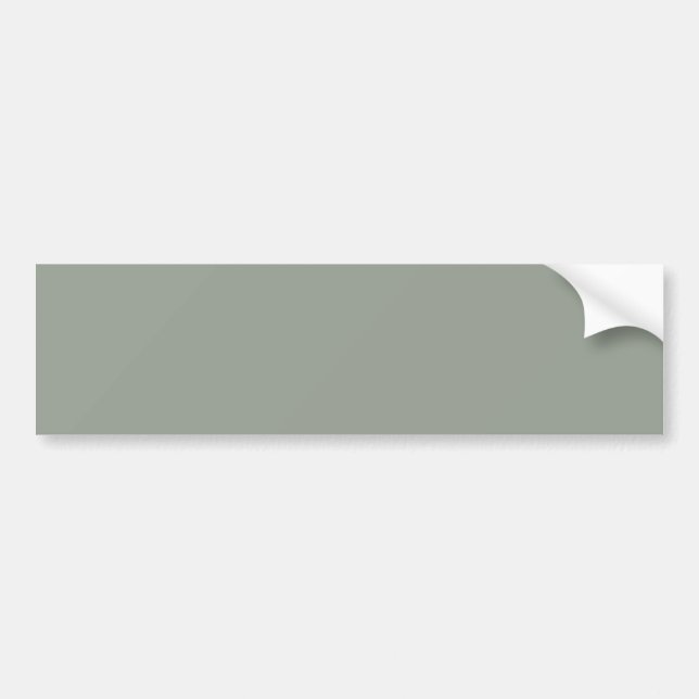 Adesivo Para Carro Sage Gray Bumper Sticker for Minimalist Style (Frente)