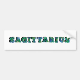Adesivo Para Carro Sagittarius Lettering