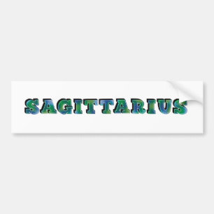 Adesivo Para Carro Sagittarius Lettering