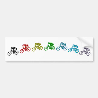 Adesivo Para Carro Salto de bicicleta da montanha da descida