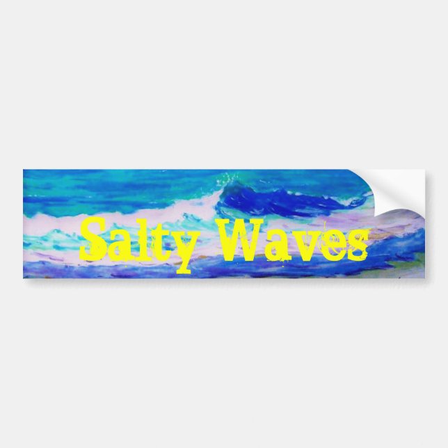 Adesivo Para Carro Salty Waves (Frente)