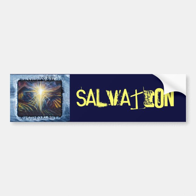 Adesivo Para Carro Salvação (Frente)
