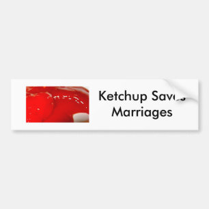 Adesivo Para Carro Salvar a ketchup!