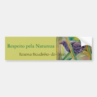 Salvar a natureza selvagem - autocolante no vidro