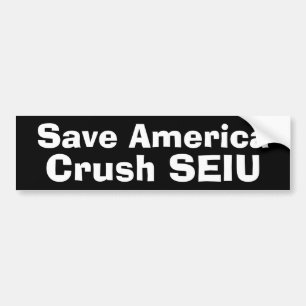 Adesivo Para Carro Salvar América - esmagamento SEIU