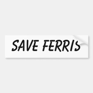 Adesivo Para Carro Salvar Ferris