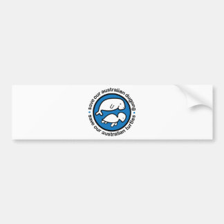 Adesivo Para Carro Salvar nossos dugong & tartarugas