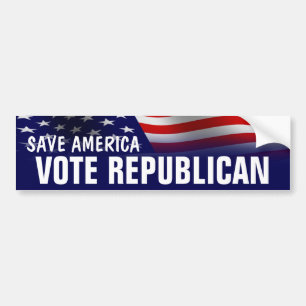 Adesivo Para Carro Salvar o republicano do voto de América - Romney