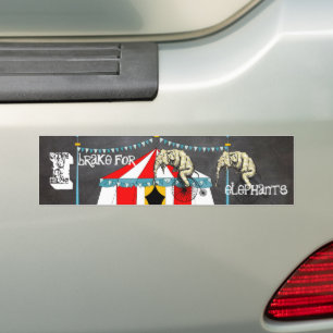 Adesivo Para Carro Salve os Elefantes