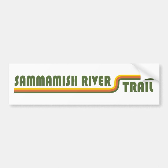 Adesivo Para Carro Sammamish River Trail Washington (Frente)