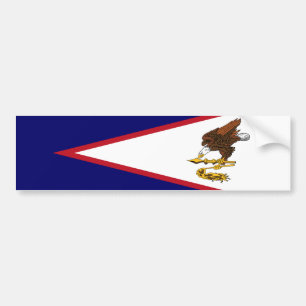 Adesivo Para Carro Samoa americana Flag