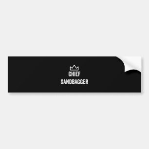 Adesivo Para Carro Sandbagger Golf Meme Bjj Chess Sandbag