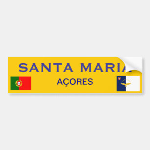 Adesivo Para Carro Santa Maria * autocolante no vidro traseiro