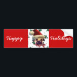 Adesivo Para Carro Santa Pug<br><div class="desc">Oh So Cute Santa Pug Products!</div>