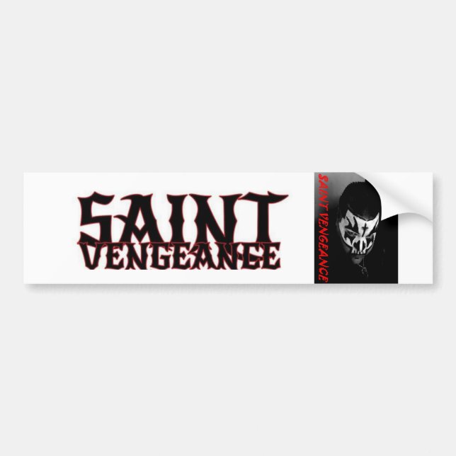 ADESIVO PARA CARRO SANTO VENGEANCE STICKER (Frente)