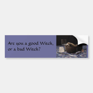 Adesivo Para Carro São você uma boa bruxa, ou uma bruxa má?