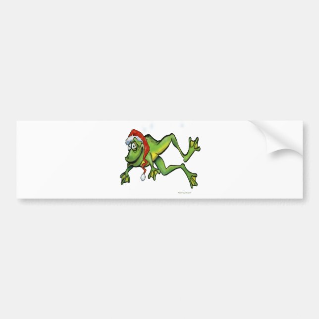 Adesivo Para Carro Sapo de Natal (Frente)