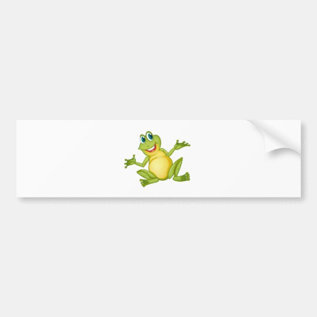 Adesivo Para Carro sapo engraçado (Frente)