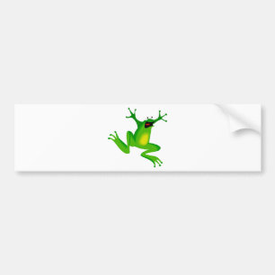Adesivo Para Carro sapo verde de dança