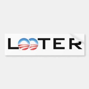 Adesivo Para Carro Saqueador de Obama
