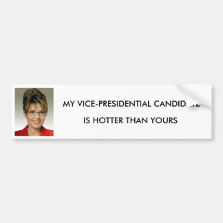 Adesivo Para Carro Sarah Palin, vice-presidente