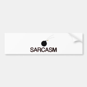 Adesivo Para Carro Sarcasm Bombed