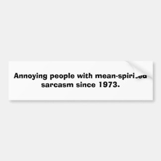 Adesivo Para Carro Sarcasmo