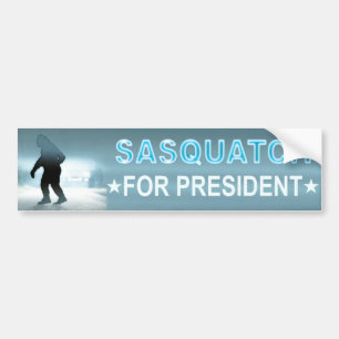 Adesivo Para Carro Sasquatch Para Presidente
