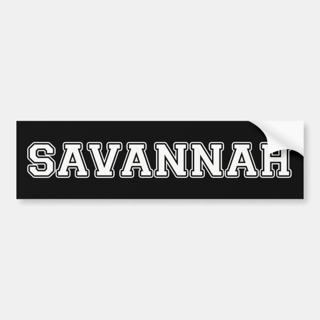 Adesivo Para Carro Savannah (Frente)