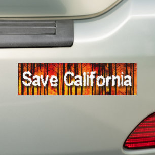 Adesivo Para Carro Save California from Wildfir