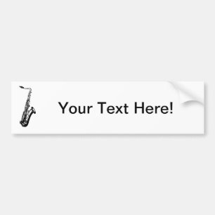 Adesivo Para Carro Saxofone personalizado