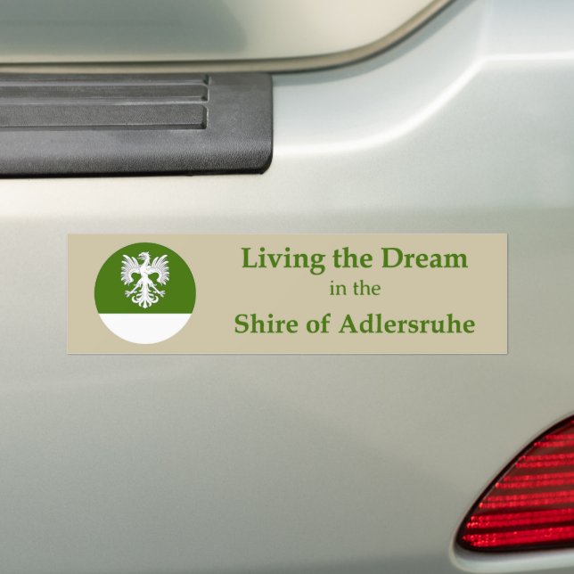 Adesivo Para Carro SCA Adlersruhe Bumper Sticker (No carro)