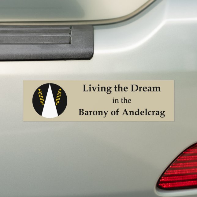 Adesivo Para Carro SCA Andelcrag Bumper Sticker (No carro)