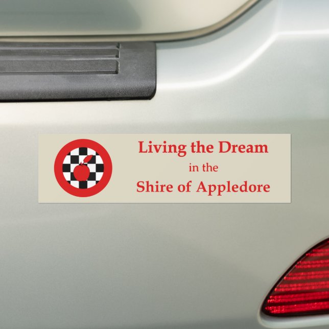 Adesivo Para Carro SCA Appledore Bumper Sticker (No carro)