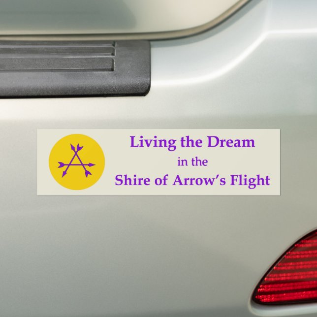 Adesivo Para Carro SCA Arrow's Flight Bumper Sticker (No carro)