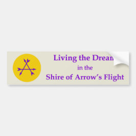 Adesivo Para Carro SCA Arrow's Flight Bumper Sticker