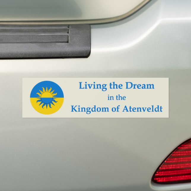 Adesivo Para Carro SCA Atenveldt Bumper Sticker (No carro)