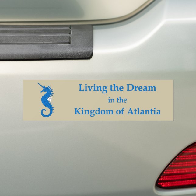 Adesivo Para Carro SCA Atlantia Bumper Sticker (No carro)