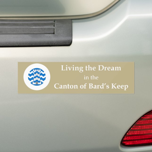 Adesivo Para Carro SCA Bard's Keep Bumper Sticker (No carro)