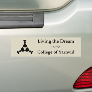 Adesivo Para Carro SCA Yarnvid Bumper Sticker