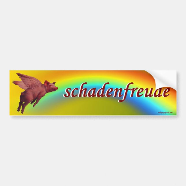 Adesivo Para Carro schadenfreude (Frente)
