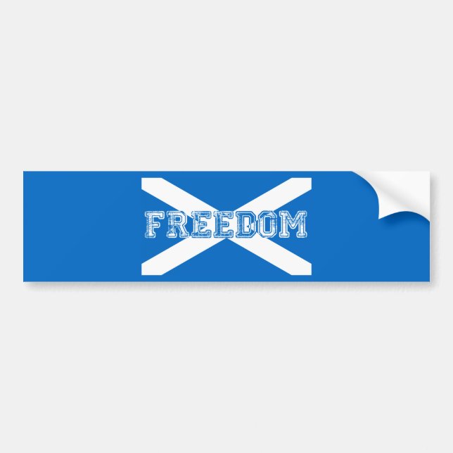 Adesivo Para Carro Scotland Freedom (Frente)