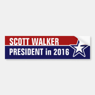 Adesivo Para Carro Scott Walker em 2016