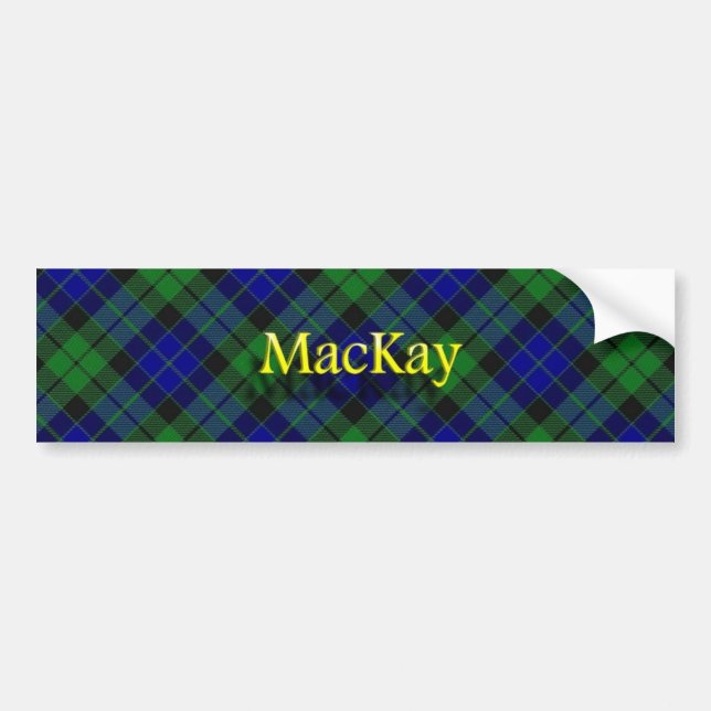 Adesivo Para Carro Scottish de MacKay do clã (Frente)