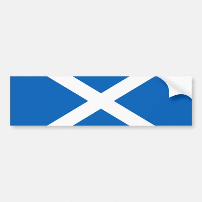 Adesivo Para Carro Scottish Flag (Saltyre) (Scotland Flag) (Frente)