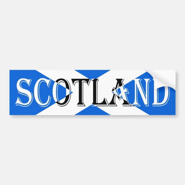Adesivo Para Carro Scottish Flag Scotland Inverter B Sticker arc2 (Frente)